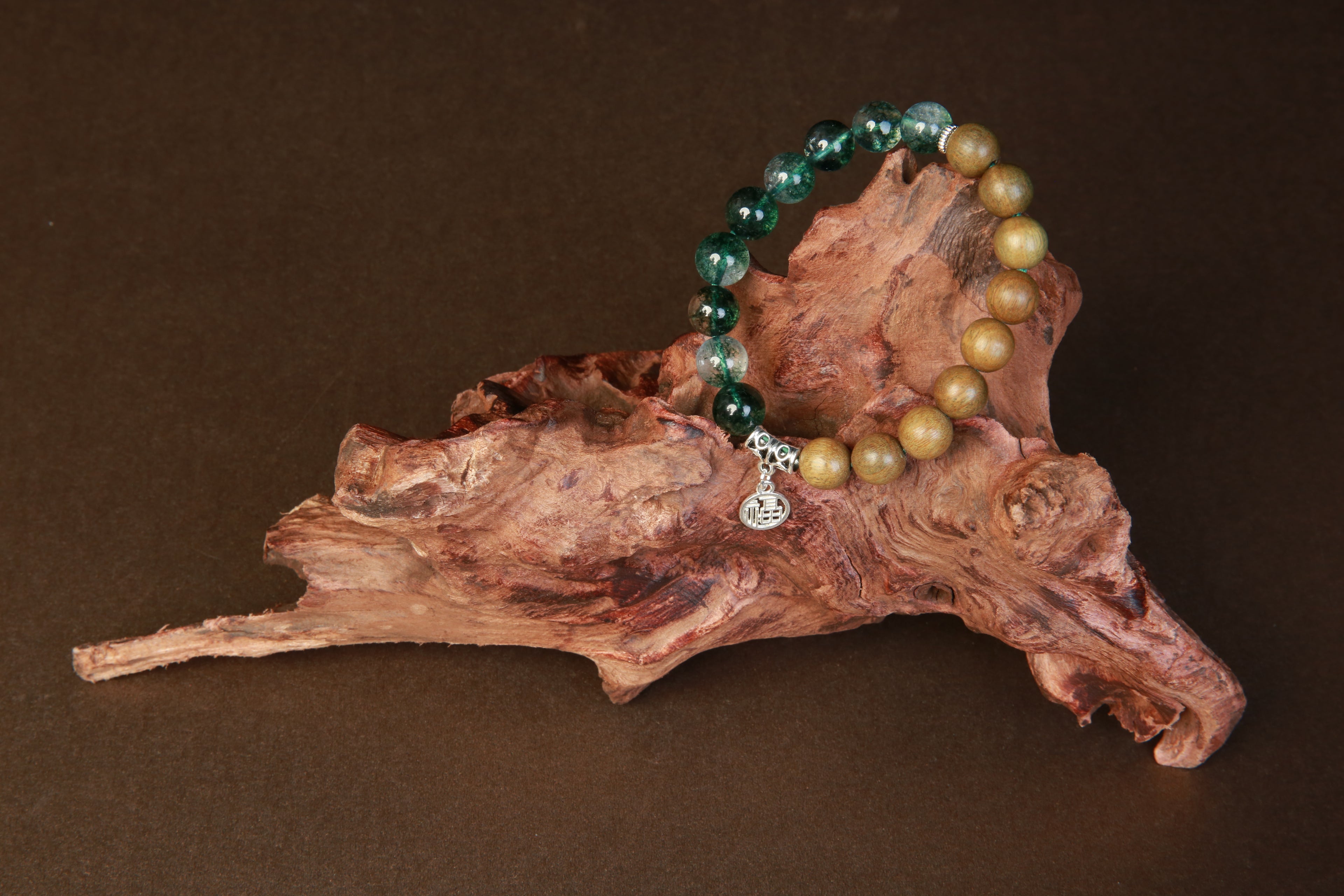 Green Emperor's Sacred Grove Beads | Oriental Qi