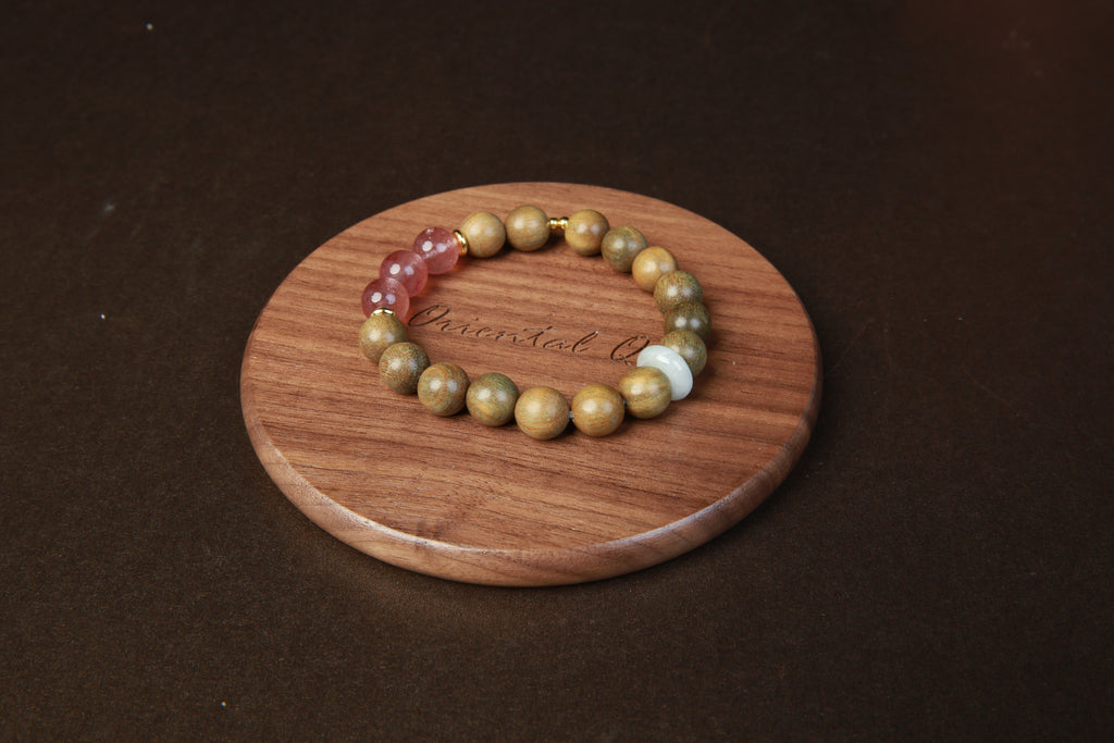 Qingcheng Tri-Flame Verdant Beads | Oriental Qi
