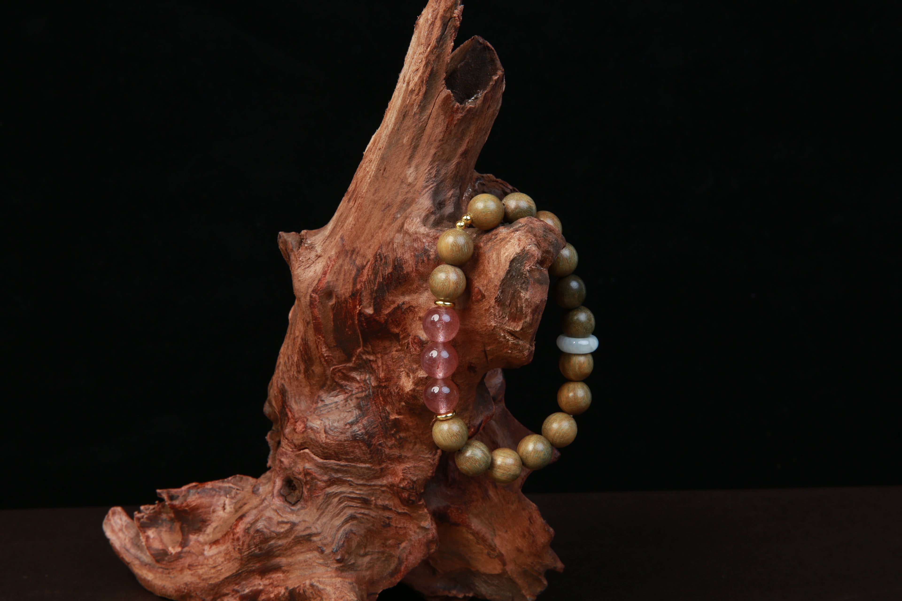 Qingcheng Tri-Flame Verdant Beads | Oriental Qi